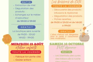 Animations à la miellerie l'Asnoisien