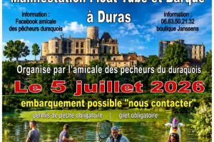 Manifestation Float-tube et Barque à Duras