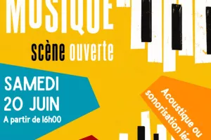 SCÈNE OUVERTE POUR LA FÊTE DE LA MUSIQUE