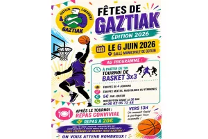 Fête du club de basket Gaztiak