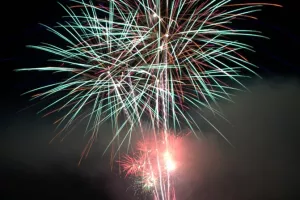 Feu d'artifice au Lac du Deiro