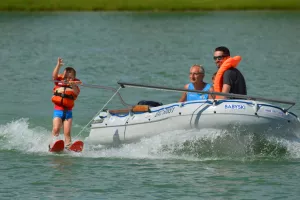 Animations nautiques au lac de la Ganne