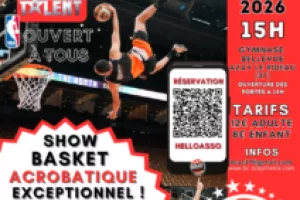 Spectacle de Basket acrobatique : les Barjots Dunkers
