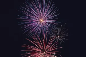 Feux d'artifices de la fête de Miers