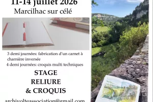 Stage Reliure et Croquis