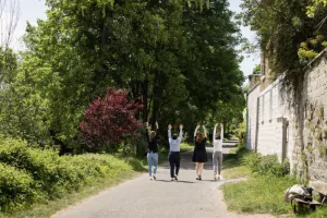 Marche et méditation en bord de Seine