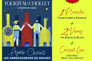 Apéro chai au Château Tourteau Chollet