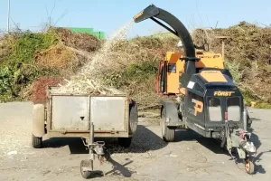 Broyage de végétaux à la déchèterie de Doussay (sur inscription)