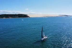 Promenade en bateau sur le Bassin d'Arcachon avec le batelier de Suzette