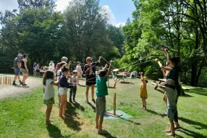 Domaine de Sédières : Jeux géants en bois