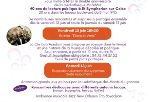 La Médiathèque Mot@Mot invite pour son anniversaire !