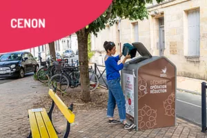 Permanence borne à déchets alimentaires