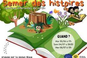 Semer des histoires - Lectures itinérantes au jardin