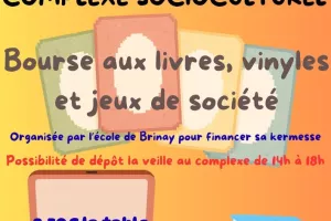 Bourse aux livres, vinyles et jeux de société