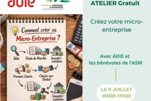 Ateliers Suzanne Michaux "Comment créer votre micro-entreprise"