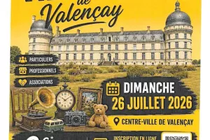 Brocante, vide-grenier de Valençay.