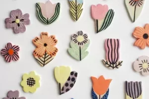 Atelier - Magnets fleuris
