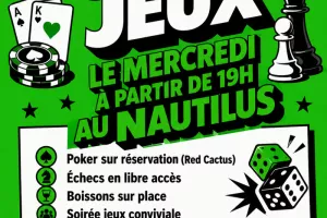 Soirée Jeux : Echec & Poker