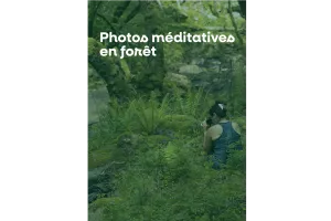 Photos méditatives en forêt