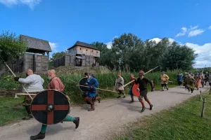 Musée-parc Arkéos - Entraînement international au combat viking