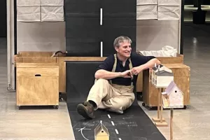 Spectacle à Cajarc, théâtre d'objet : La tournée