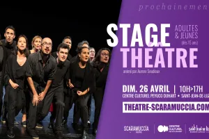 Stage de théâtre pour adultes et jeunes (dès 15 ans)