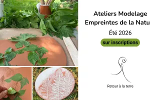 Atelier Modelage Empreintes Végétales