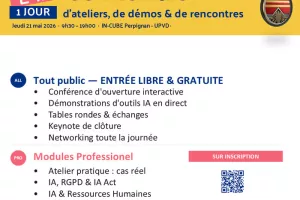 L'IA se montre — 1 JOURS d'ateliers, de démos & de rencontres — Perpignan