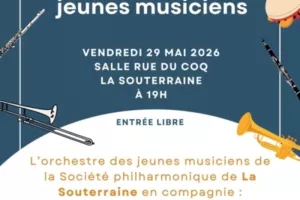 Concert orchestre des jeunes La Souterraine