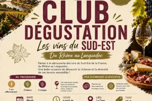 Club dégustation - Les vins du Sud-Est