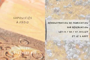 Savonnerie des Monédières : Démonstration / Fabrication de savons