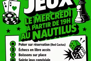 Soirée Jeux : Echec & Poker