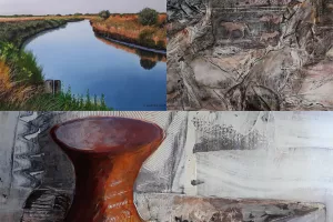 Exposition de peintures et peintures sur porcelaine