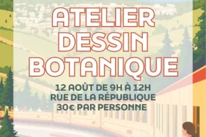 ATELIER DESSIN BOTANIQUE - MERCREDI 12 AOÛT