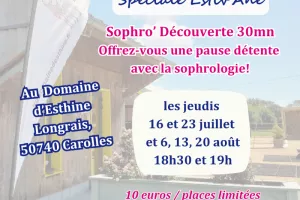 Découverte sophrologie lors de l'estiv'âne