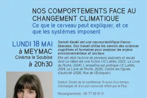 Conférence "Nos comportements face au changement climatique"