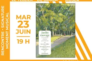 Hervé Le Tellier, Alexandre de Broca et Sylvain Moser présentent « Jardin sauvage et autres parcs parisiens »
