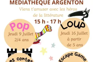 Partir en livre à la médiathèque d'Argenton sur Creuse