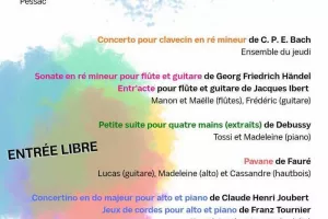 Concert des ensembles musicaux de l'OUB