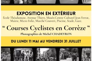 Exposition en extérieur "Courses cyclistes en Corrèze"