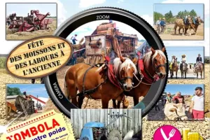 Fête des moissons et des labours à l'ancienne