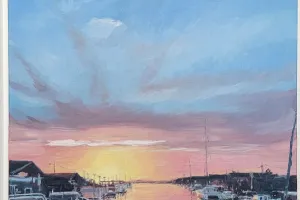 Exposition de peintures à l'huile & aquarelles & encres