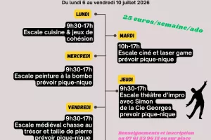 Semaine ados juillet 2026