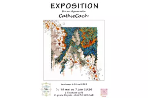 Cathiecach encre aquarelle