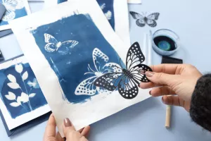 Atelier cyanotype parents-enfants