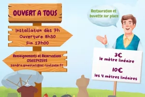 Vide-greniers au collège Marcel Masbou à Figeac