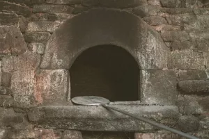 Repas au four à bois