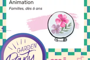 Badge de fleurs