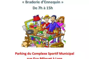 Braderie d'Ennequin organisée par l'association des Amis d'Ennequin