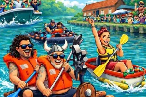 Rederie et course de baignoires sur la Somme